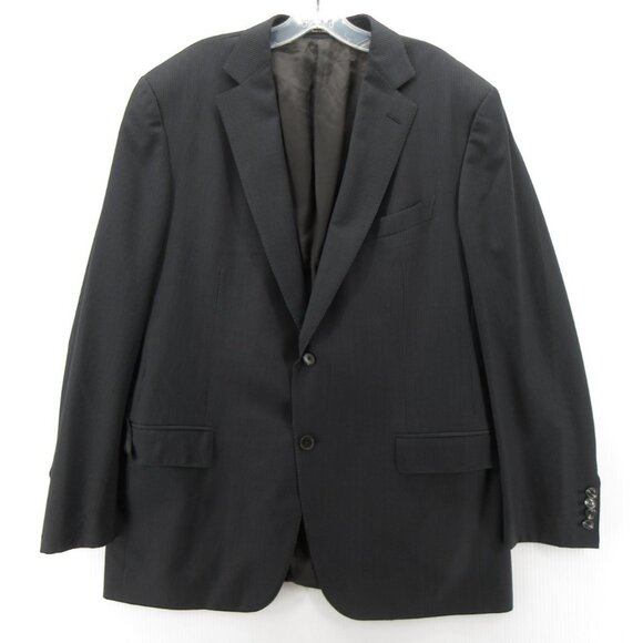 Ermenegildo Zegna Sport Coat 46 Blazer Wool All Season Twill Pinstripe* - Picture 1 of 15